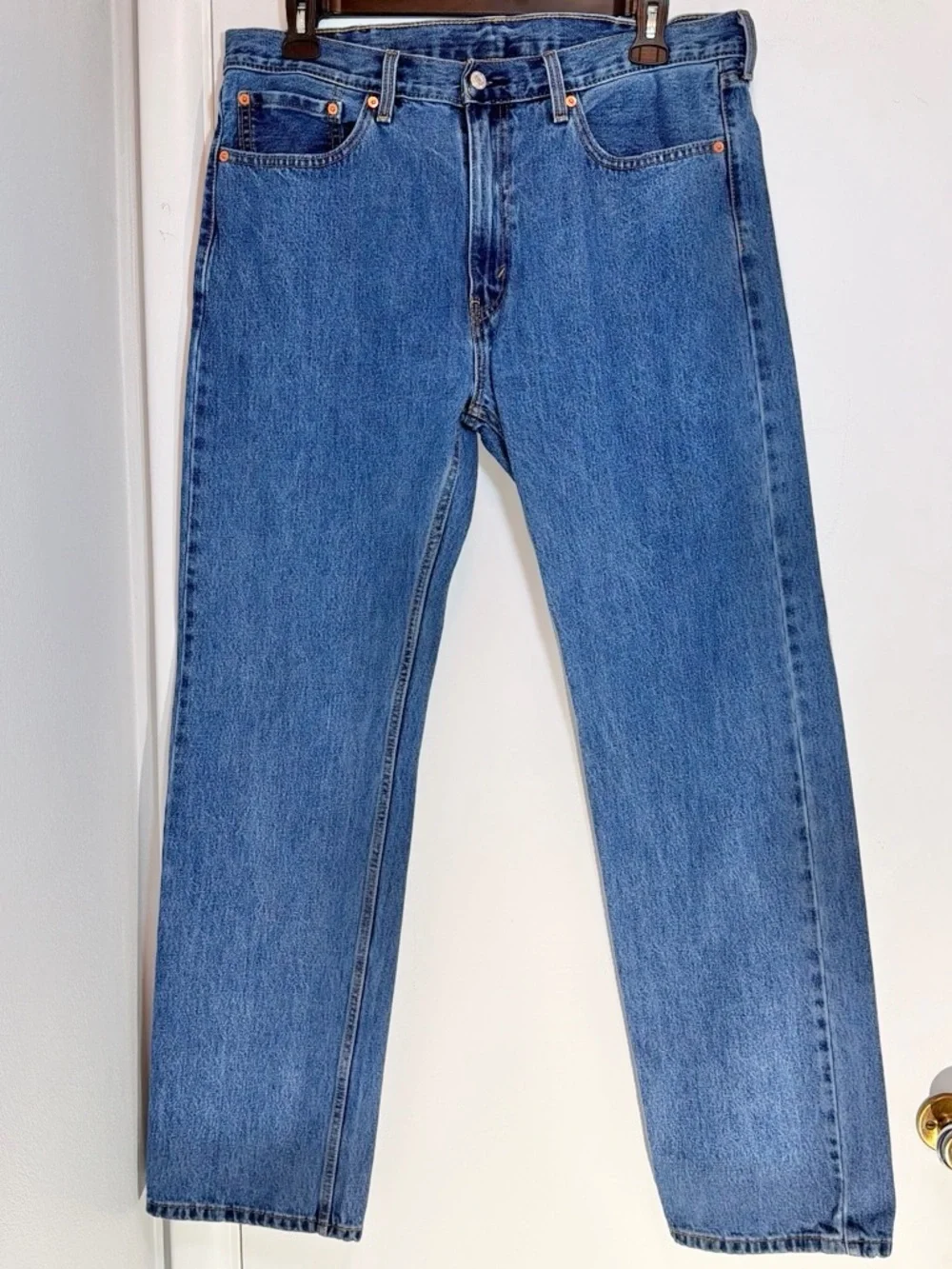 Levi's 505 Cotton Denim Blue Jeans 38x34